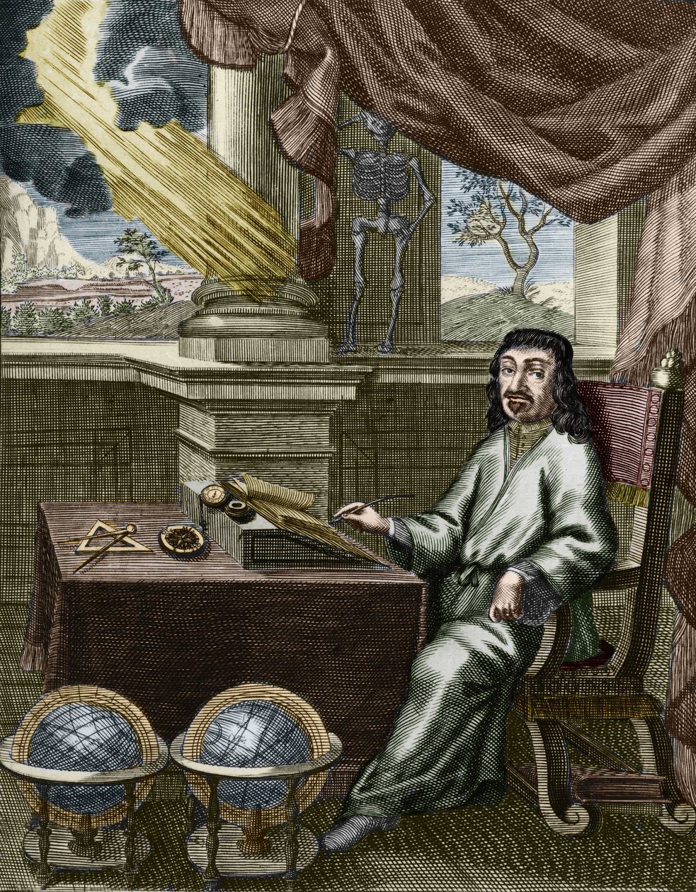 RenéDescartes（手工雕刻） 作者 法语学校
