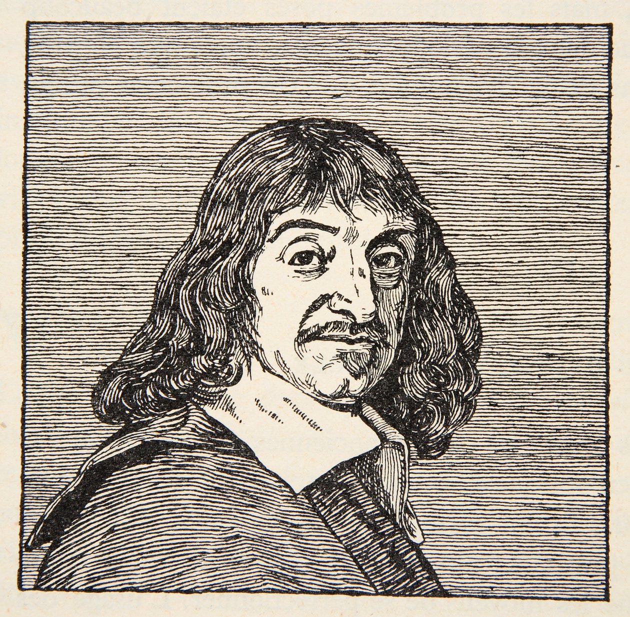 Rene Descartes，Boris Mestchersky的复制品（d.1957）国家法兰西，科学，第一和第二卷的历史插图，Gabriel Hanotaux（1853-1944），1924年 作者 法语学校
