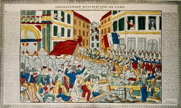 1834年4月9日至14日在里昂的共和党起义 作者 法语学校