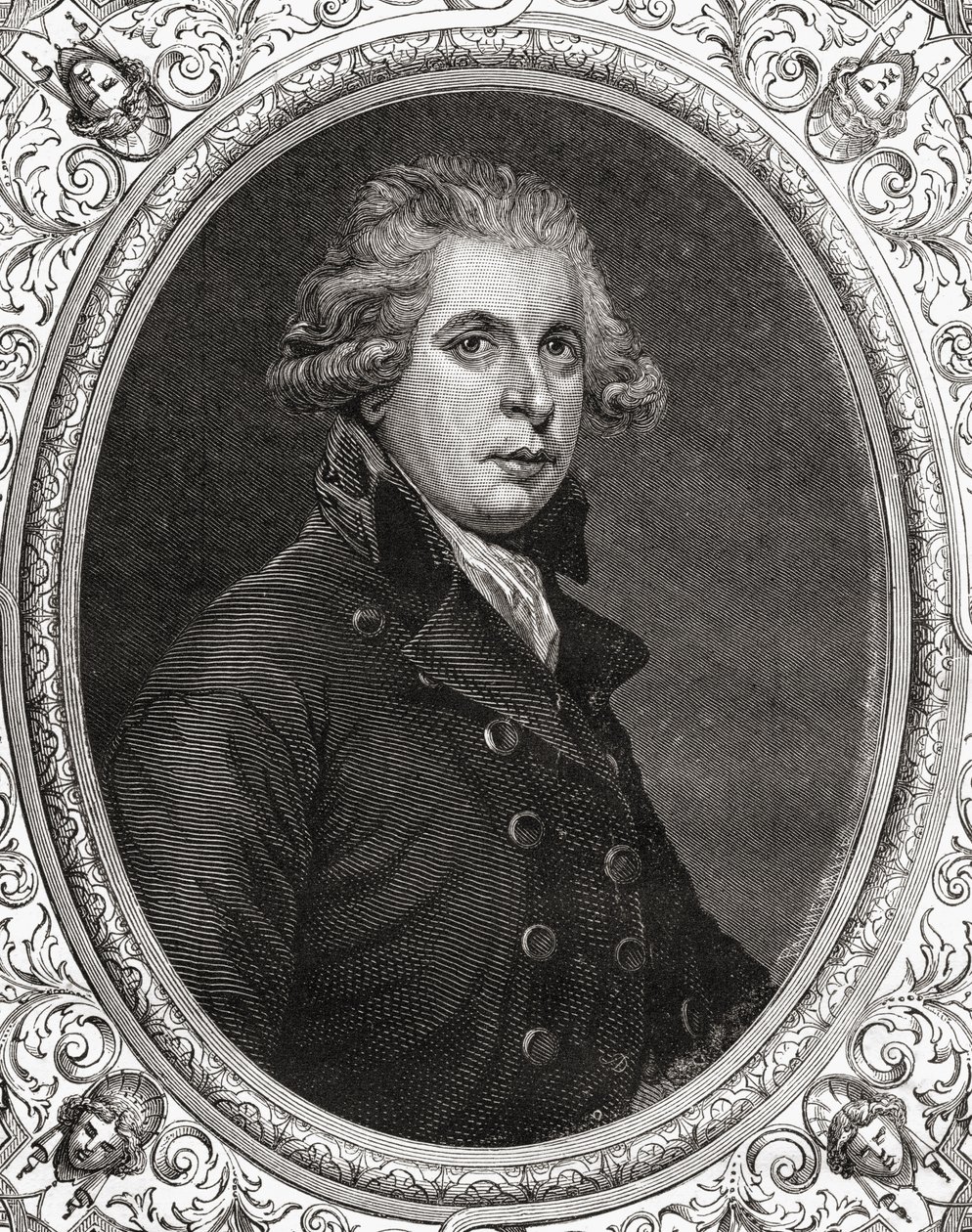 Richard Brinsley Sheridan，来自Louis Blanc的“法国革命史”（1811-82） 作者 法语学校