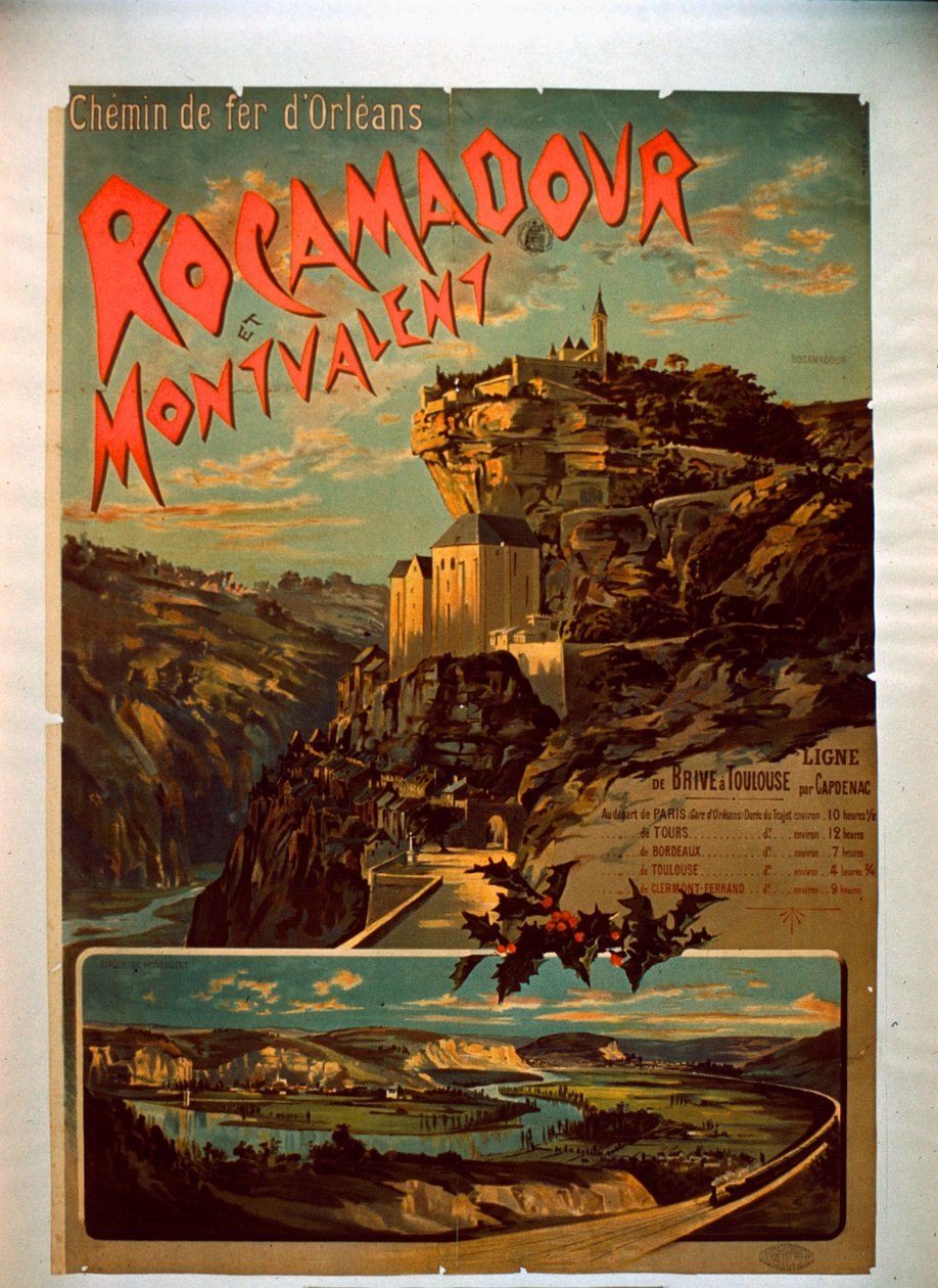 Rocamadour和Montvalent，c.1900 作者 法语学校