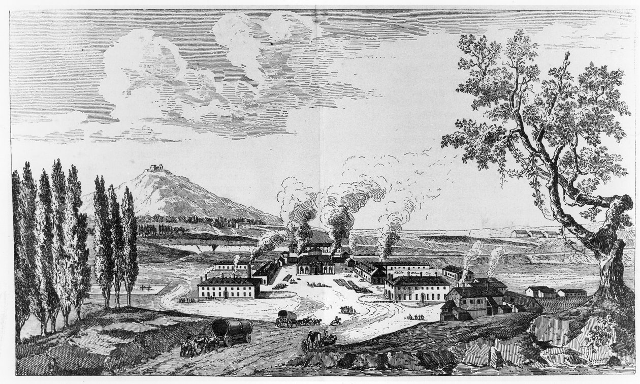 1787年Le Creusot的皇家铸造厂 作者 法语学校