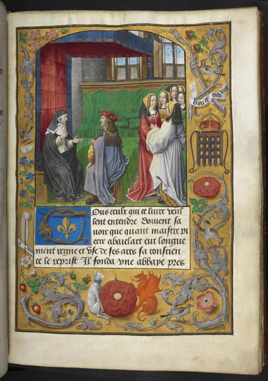 皇家 MS 16 F II f.137r 插图，选自 "Charles d