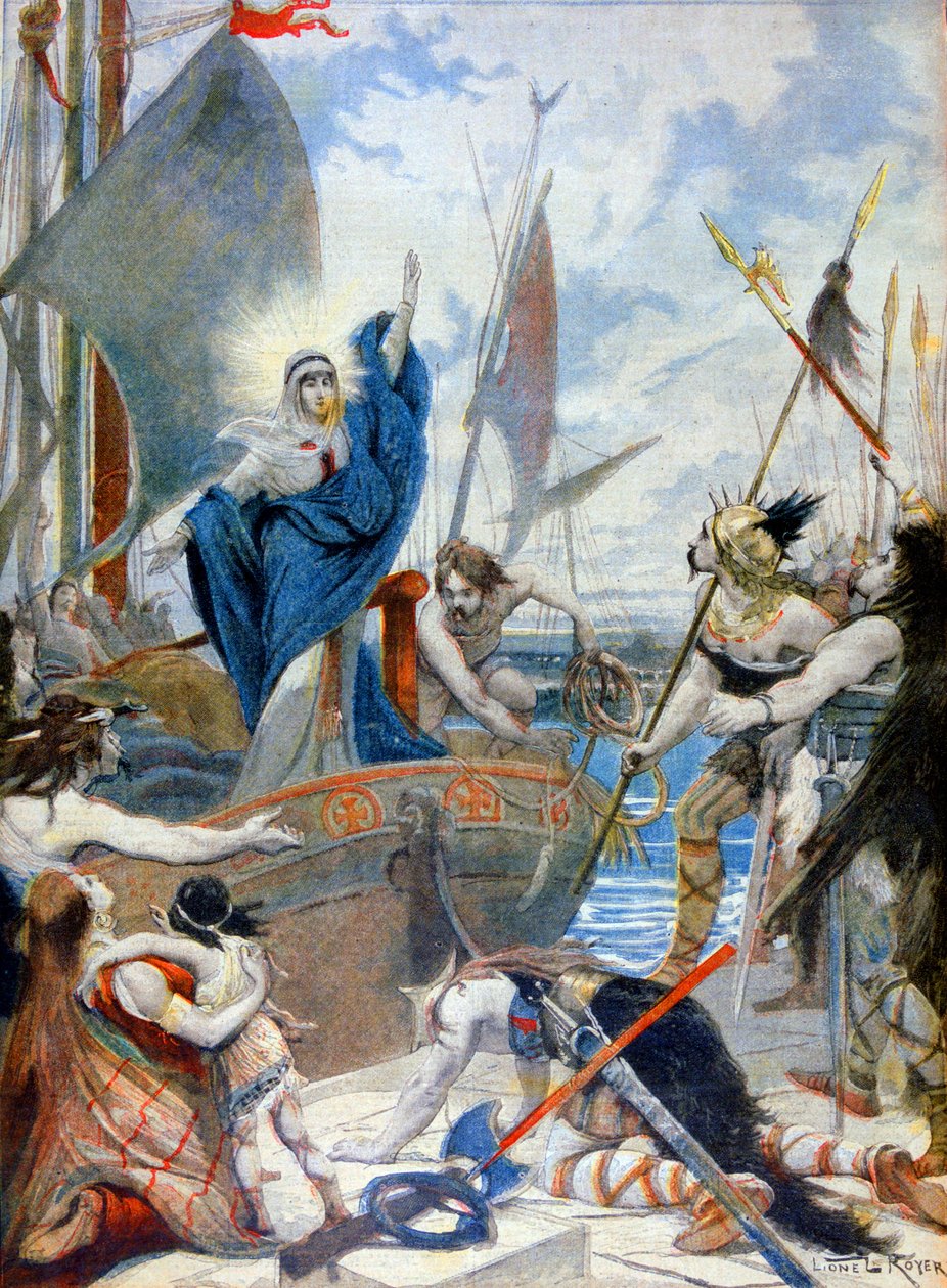 Saint Genevieve and Attila 作者 法语学校