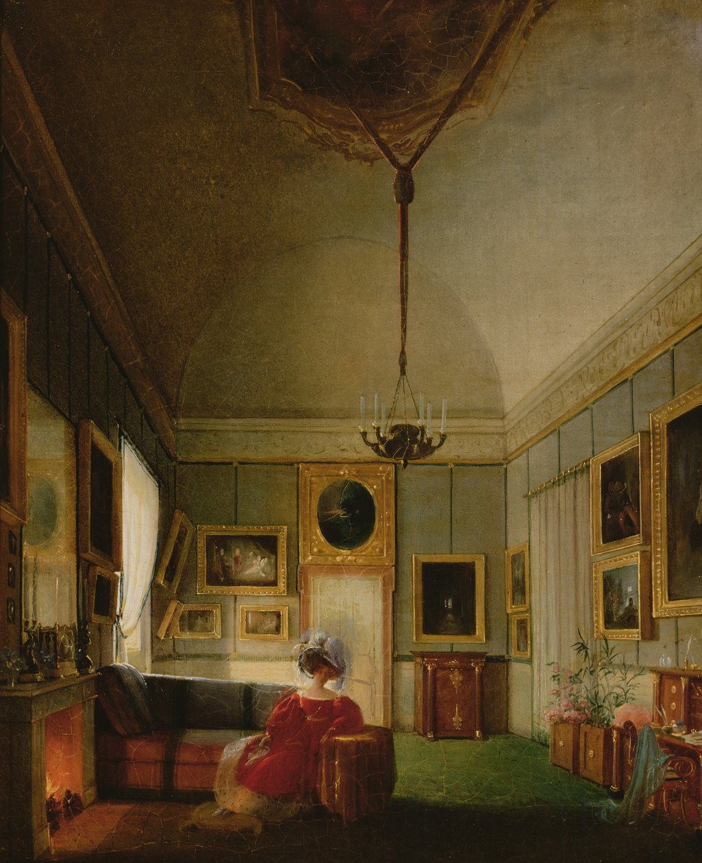 在Arenenberg的Beauharnais Hortense沙龙（1783-1837） 作者 法语学校