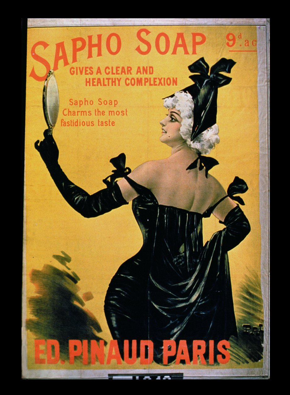 Sapho Soap  - 巴黎Pinaud Editions，提供清晰健康的肤色 作者 法语学校