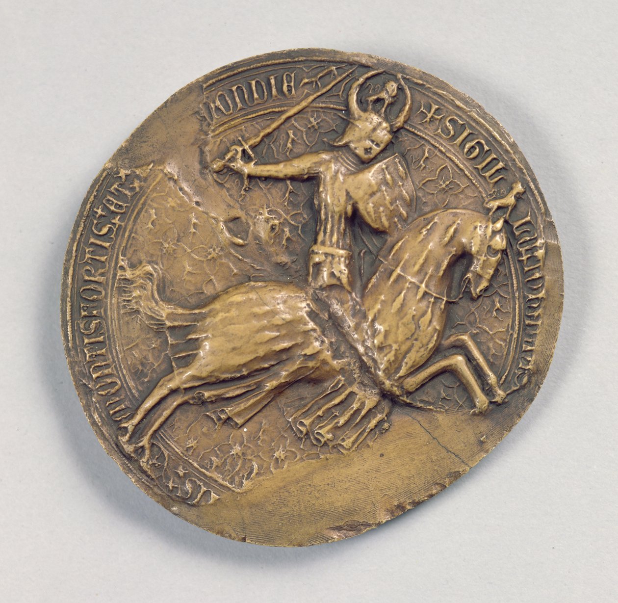 Jean IV the Valliant（1341-99）布列塔尼公爵（蜡） 作者 法语学校