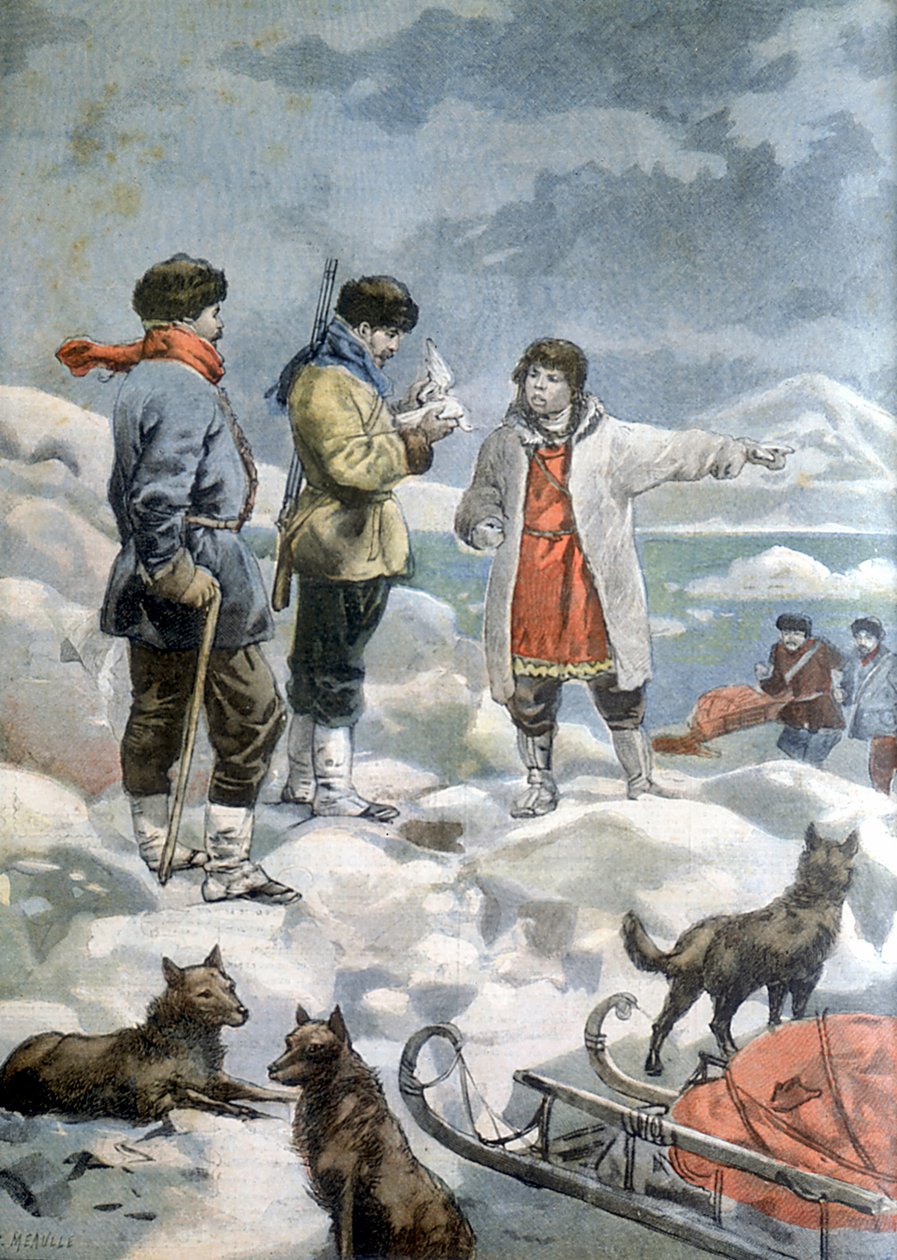 寻找 1897 年试图乘气球到达北极的安德烈探险队 作者 法语学校