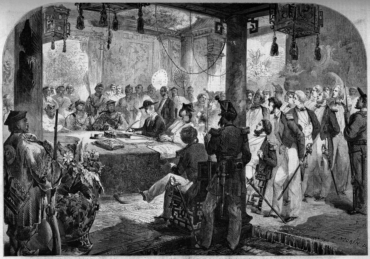 英法两国与中国的第二次鸦片战争（1858-1860）--1858年签署