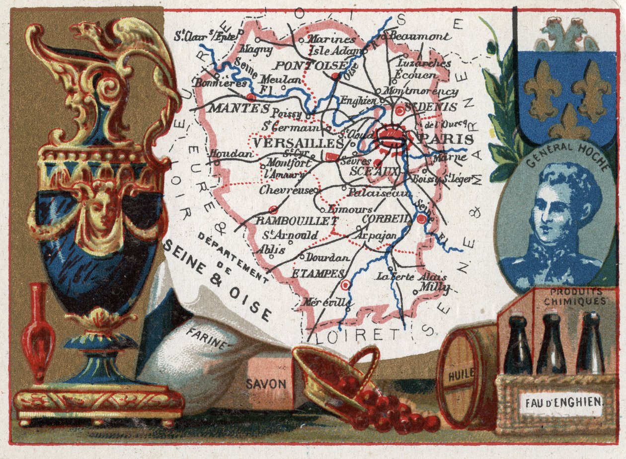 塞纳-瓦兹省（Seine Et Oise），现为法国法兰西岛（Ile-De-France）的埃松省（91）、瓦尔德瓦兹省（Val d