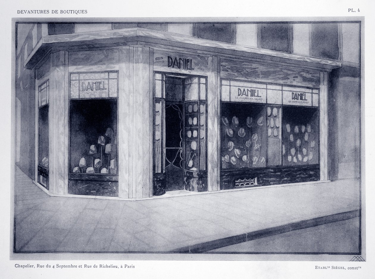 店面，平面4，店面插图由Louis-Pierre Sezille，巴黎，1927年 作者 法语学校