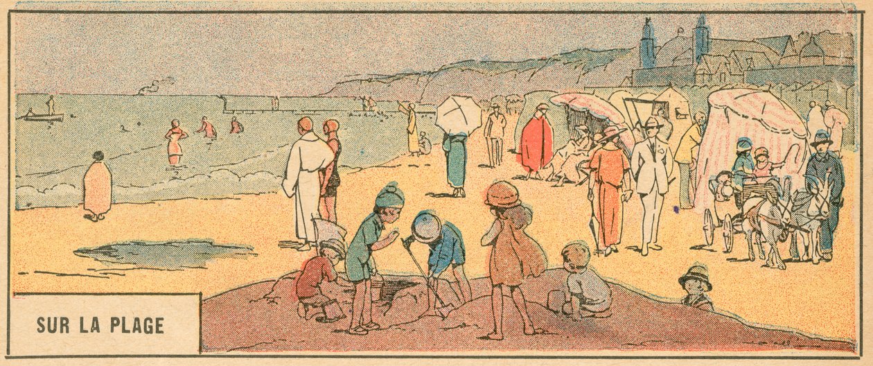 Sur La Plage（彩色印刷版） 作者 法语学校
