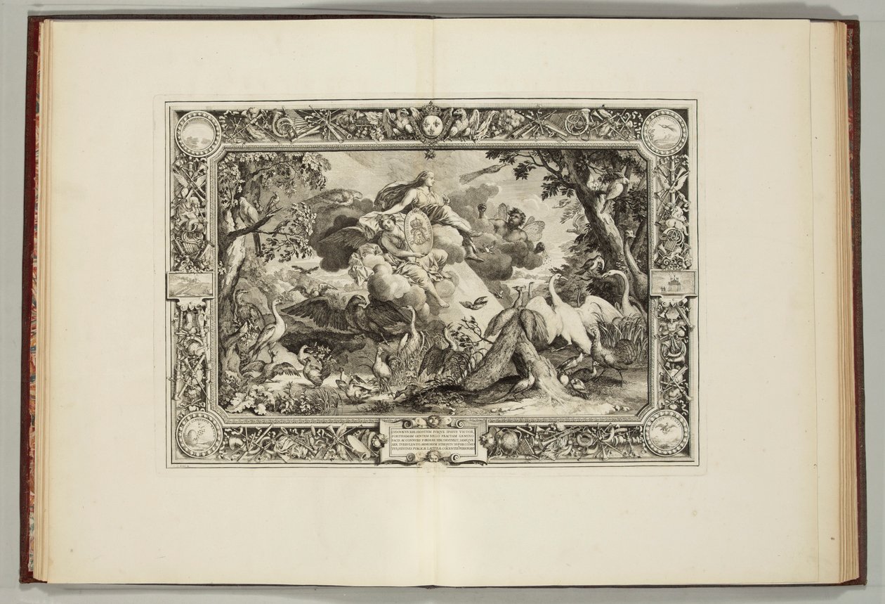 安德烈·费利宾（Andre Felibien），“国王的挂毯，或代表四个要素和四个季节”，1670年 作者 法语学校
