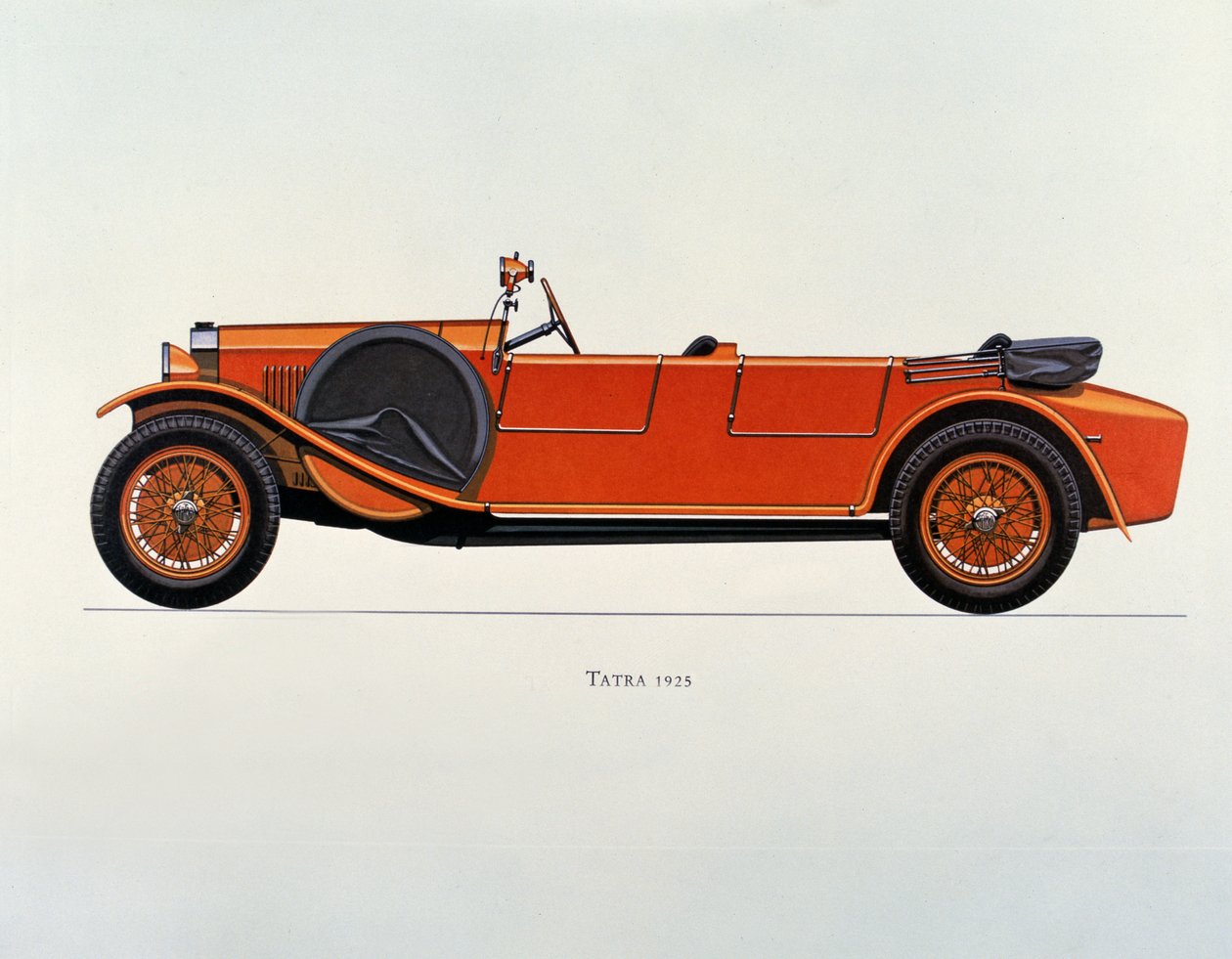 塔特拉汽车，1925年 作者 法语学校