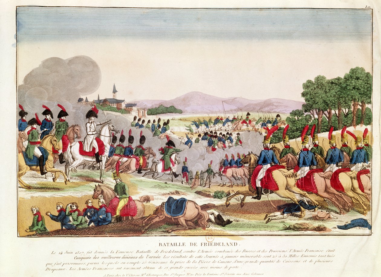 弗里德兰战役，1807年6月14日 作者 法语学校