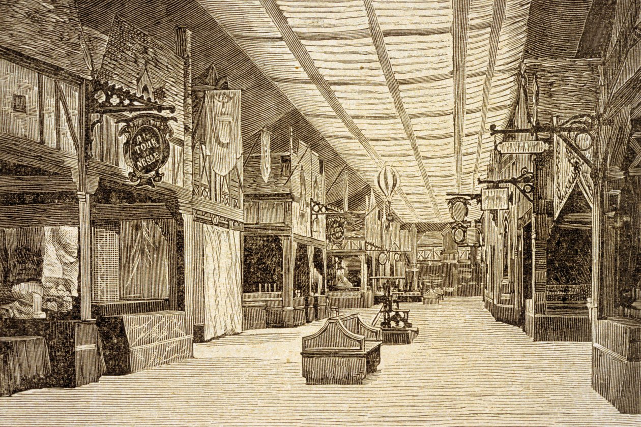 1897年5月4日大火发生之前，巴黎的慈善市场（Bazar de laCharité） 作者 法语学校