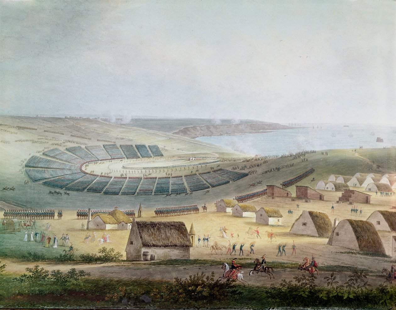 1804年7月，布洛涅营地，1809年（纸上写着） 作者 法语学校
