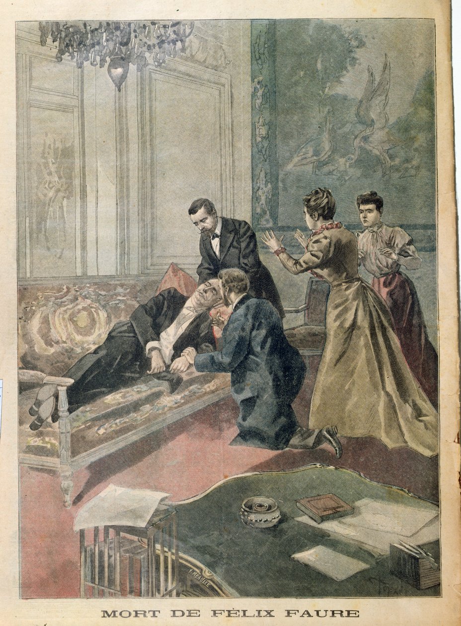 菲利克斯福尔之死（1841-99）来自Le Petit Journal，1899年2月26日 作者 法语学校