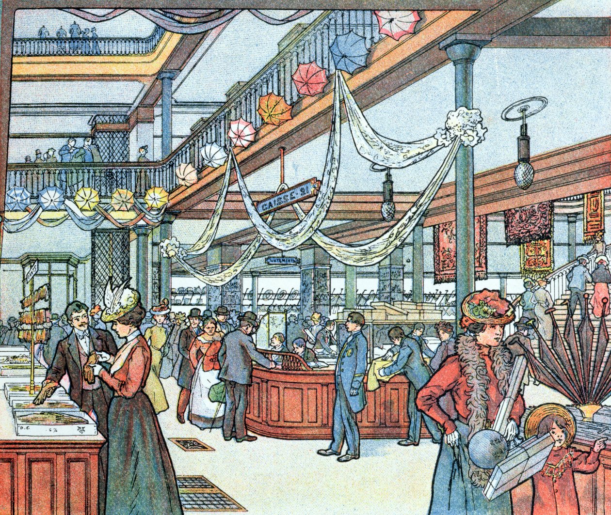 百货商店，Cours Schweiter的插图，c.1900 作者 法语学校