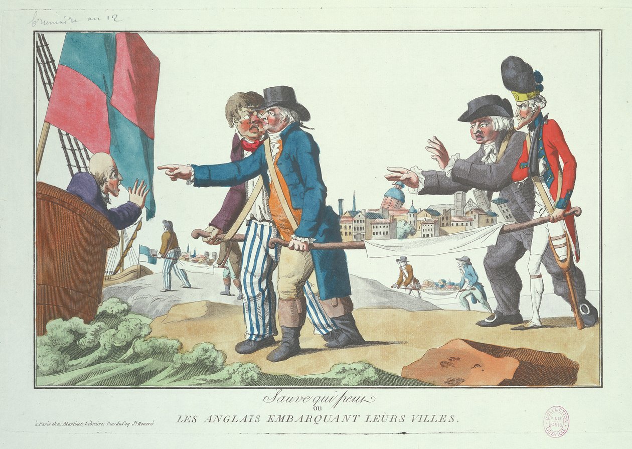 英国人在1803年11月登上他们的城市 作者 法语学校