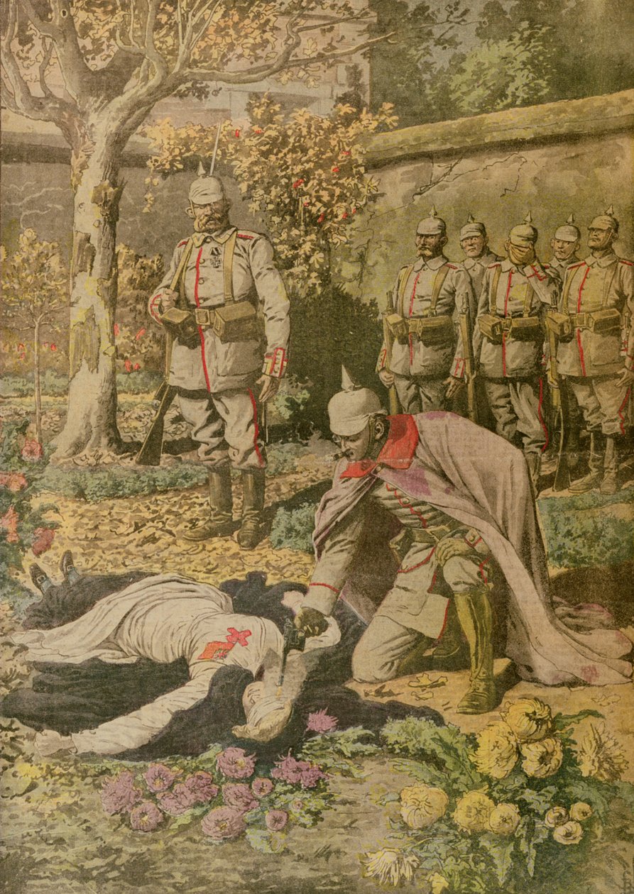 1915年11月Le Petit Journal执行Edith Cavell（1865-1915） 作者 法语学校