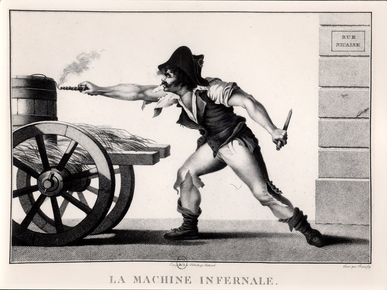 The Infernal Machine，rue Saint-Nicaise，巴黎，1800年12月24日 作者 法语学校