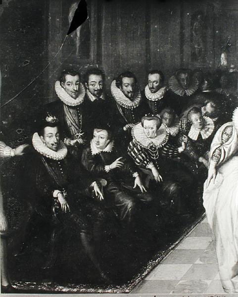 Joyeuse Ball，于1581年9月24日，在Joyeuse的Anne Duke（1561-87）与Marguerite de Vaudemont结婚时在卢浮宫举行，1582（详情） 作者 法语学校