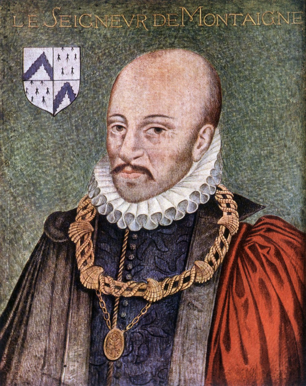 The Lord of Montaigne - according to the painting preserved at the Musée Condé de Chantilly 作者 法语学校