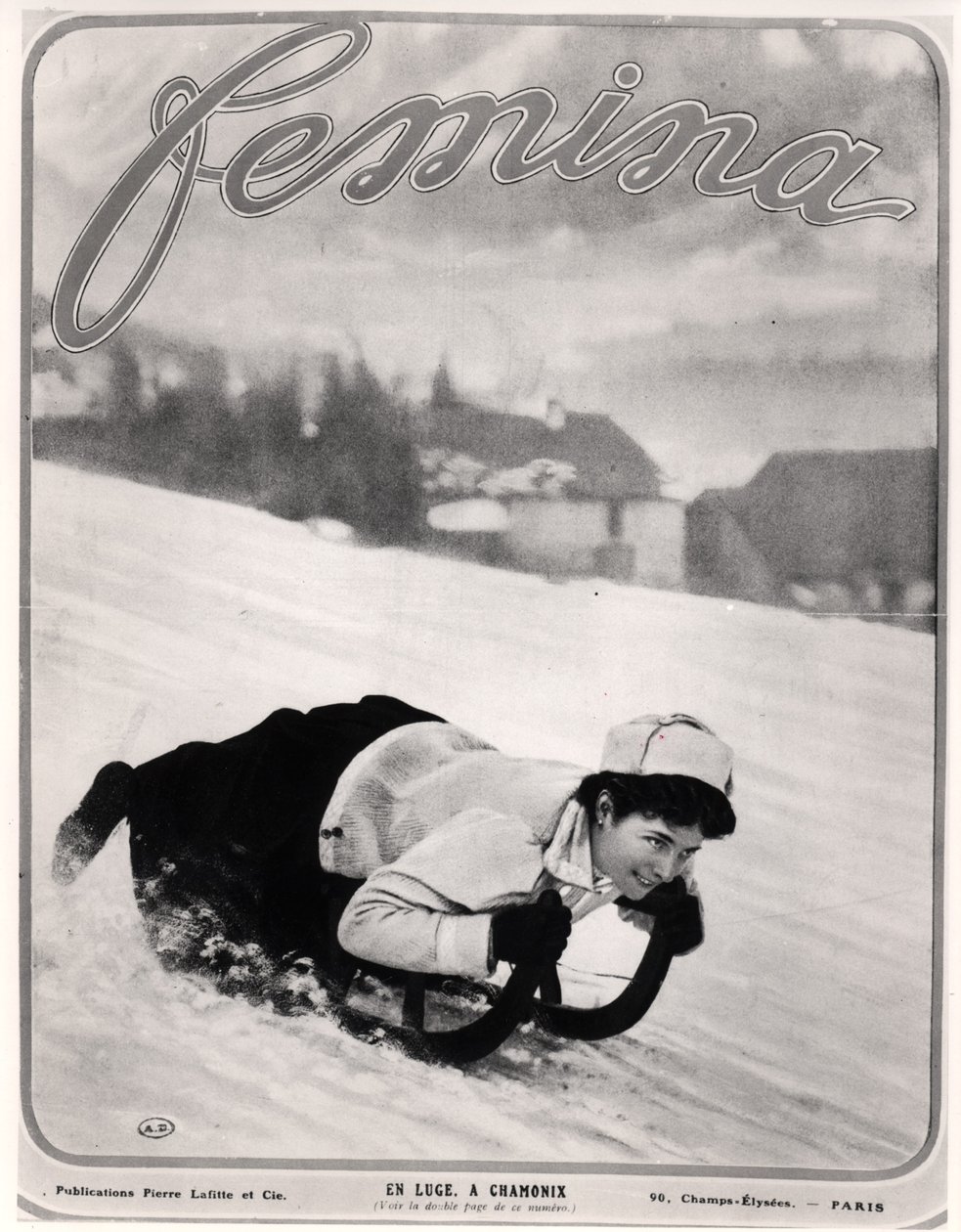 来自Femina的Chamonix的Luge 作者 法语学校
