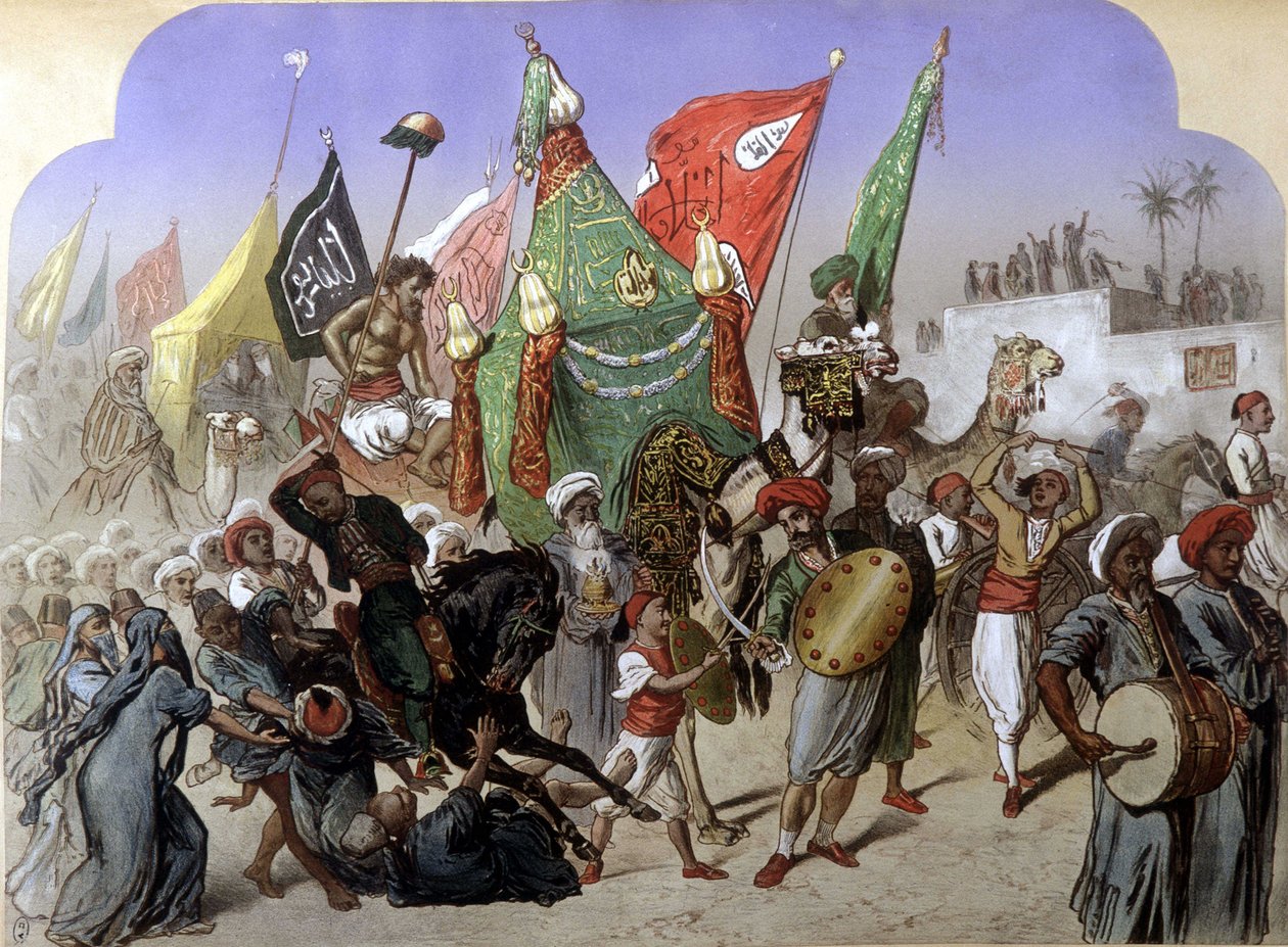 The Mahmal: Return of the Sacred Rug of Mecca - in “” Modern Egypt””, by Henri de Monte, v.1870 作者 法语学校