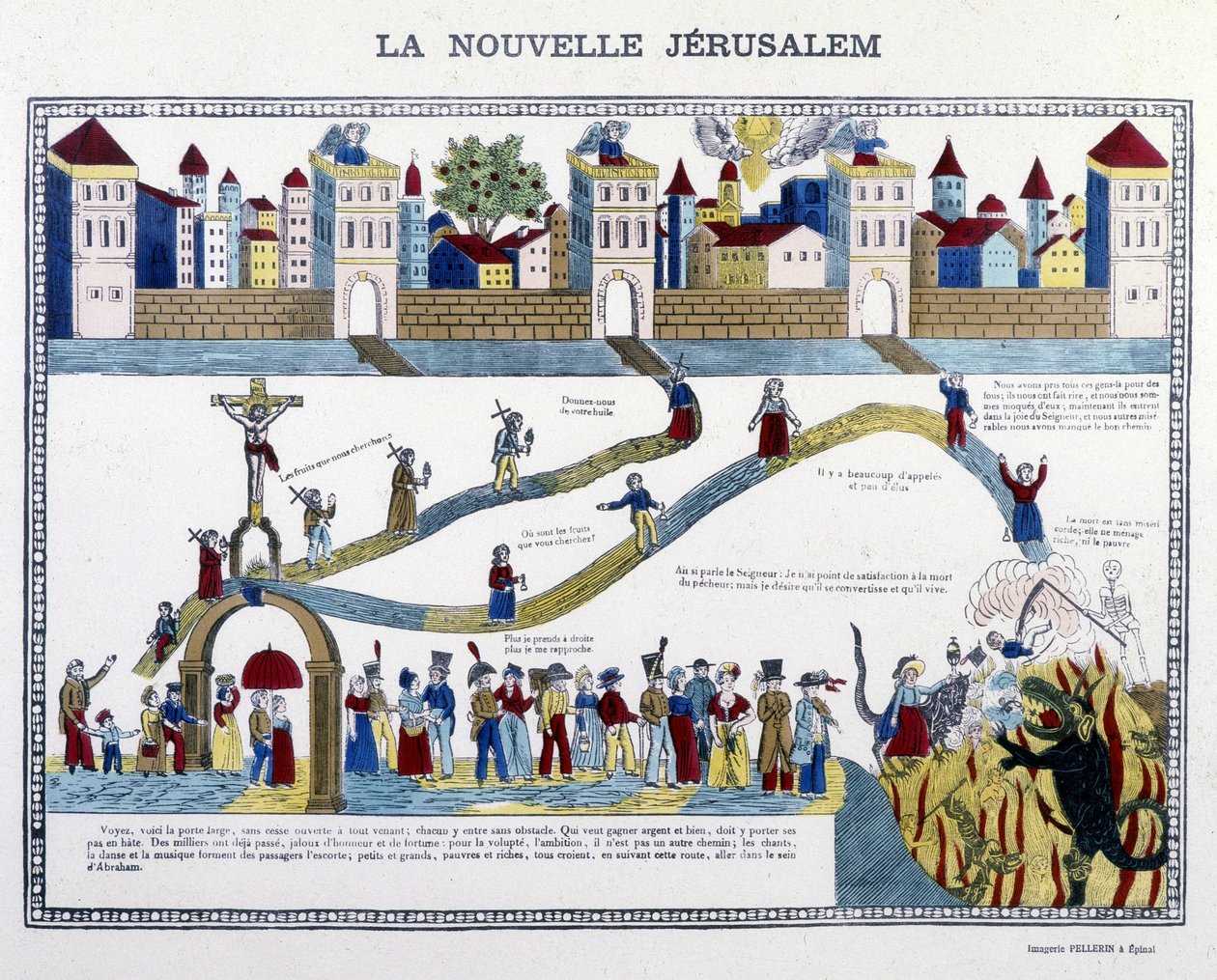 The New Jerusalem: the Last Judgment - image of Epinal 作者 法语学校