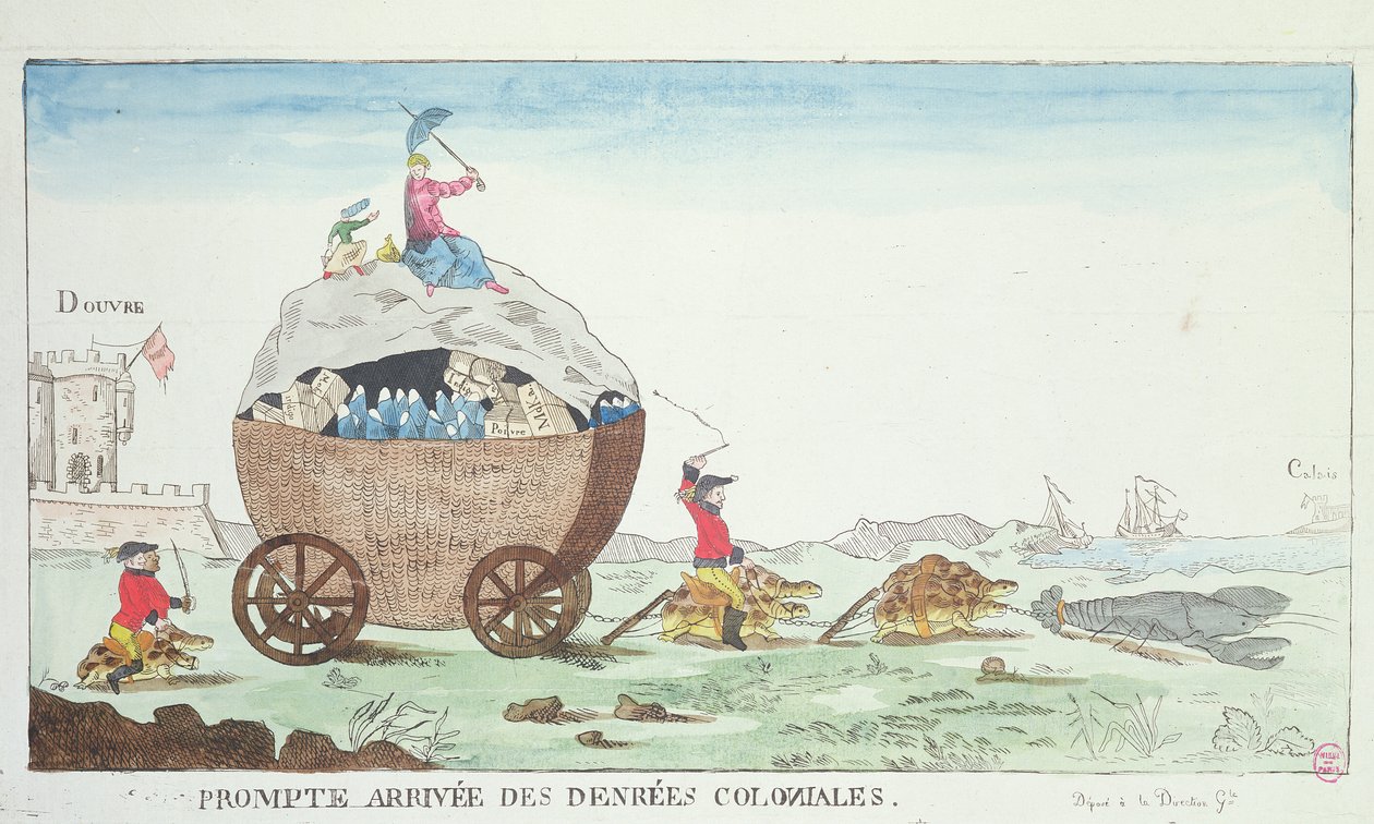 殖民地货物的及时到达，1807年 作者 法语学校