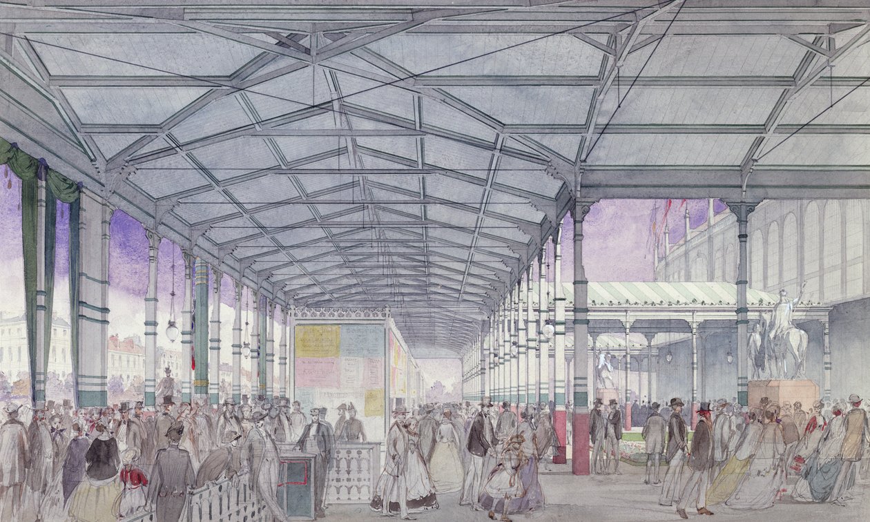 1867年在巴黎举行的世界博览会，c.1867 作者 法语学校