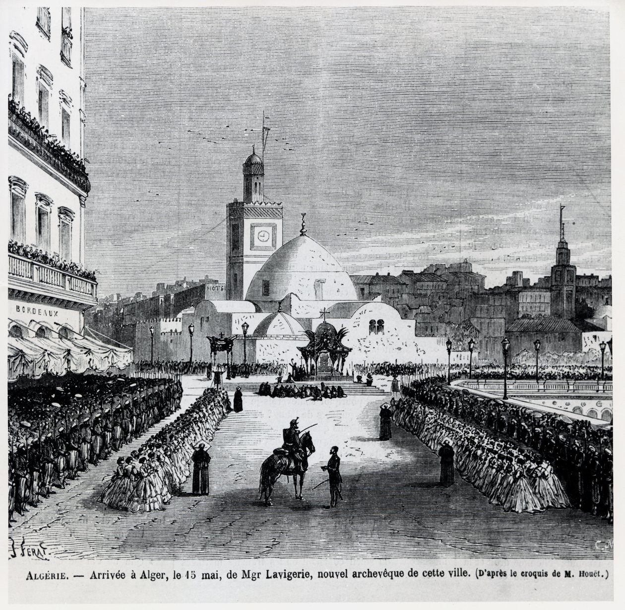 1867年5月15日，新的大主教查尔斯·拉维吉（Charles Lavigerie）抵达阿尔及尔 作者 法语学校