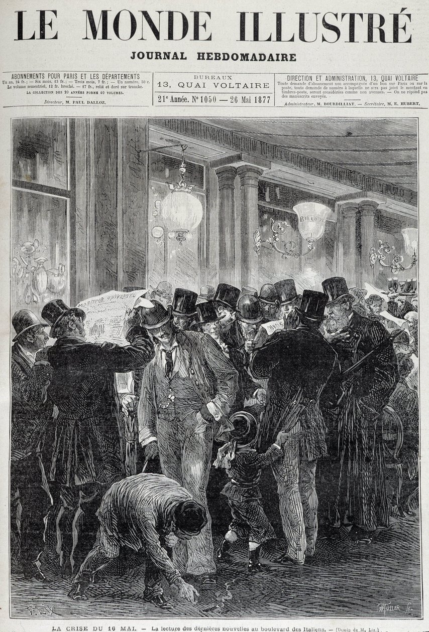 5月16日的危机：读报--在1877年5月的 "杰出世界 "中 作者 法语学校