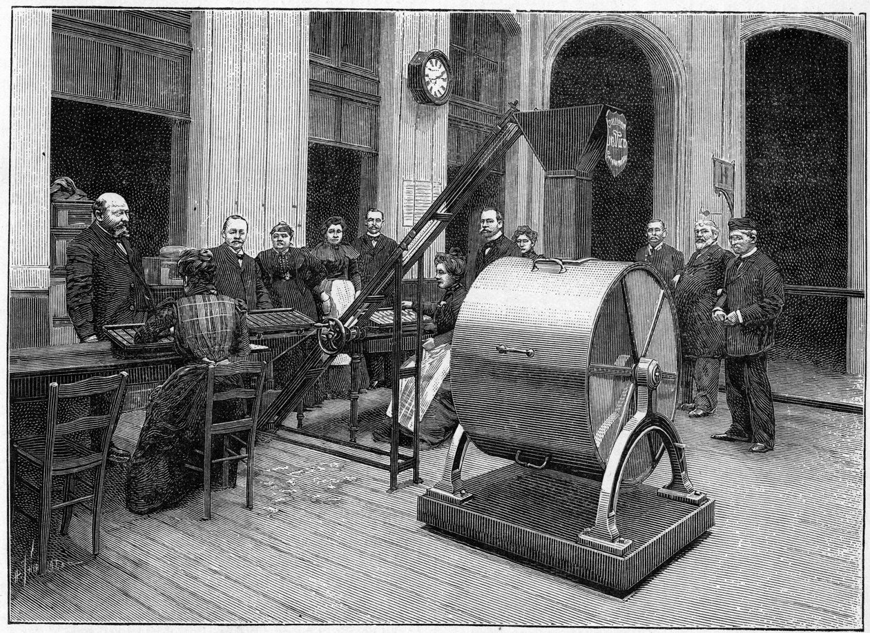1898年，法国信贷银行的客厅。 作者 法语学校