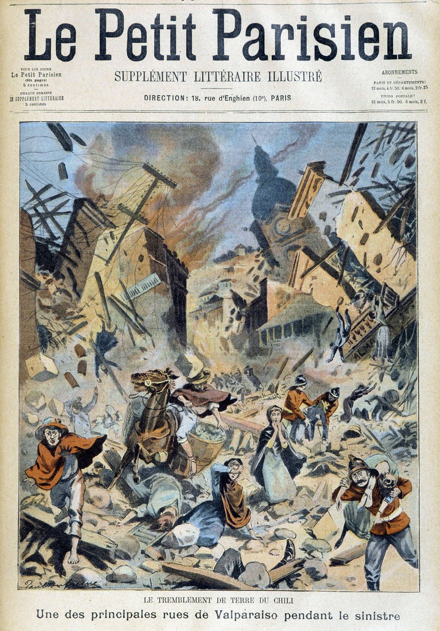 智利地震：灾难中的瓦尔帕莱索 - 1908 年 9 月 9 日的“小巴黎人” 作者 法语学校