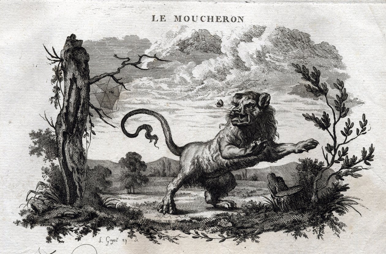 蠓⒖?埃索普的寓言。(希腊作家Esopo或Ecopus，公元前6世纪）由Guillaume Montfort和Beauble于1801年撰写的Gravees。 作者 法语学校