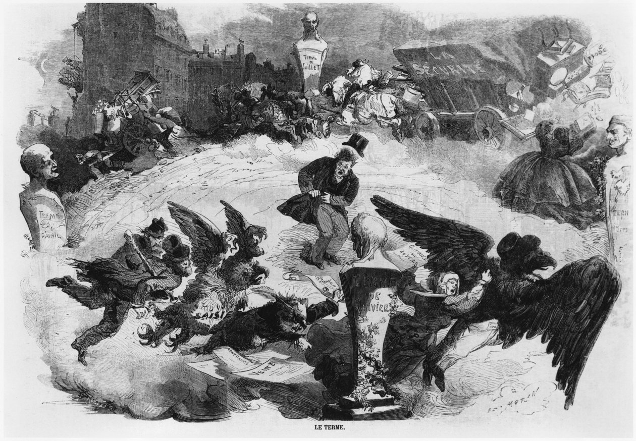 该术语，c.1860 作者 法语学校