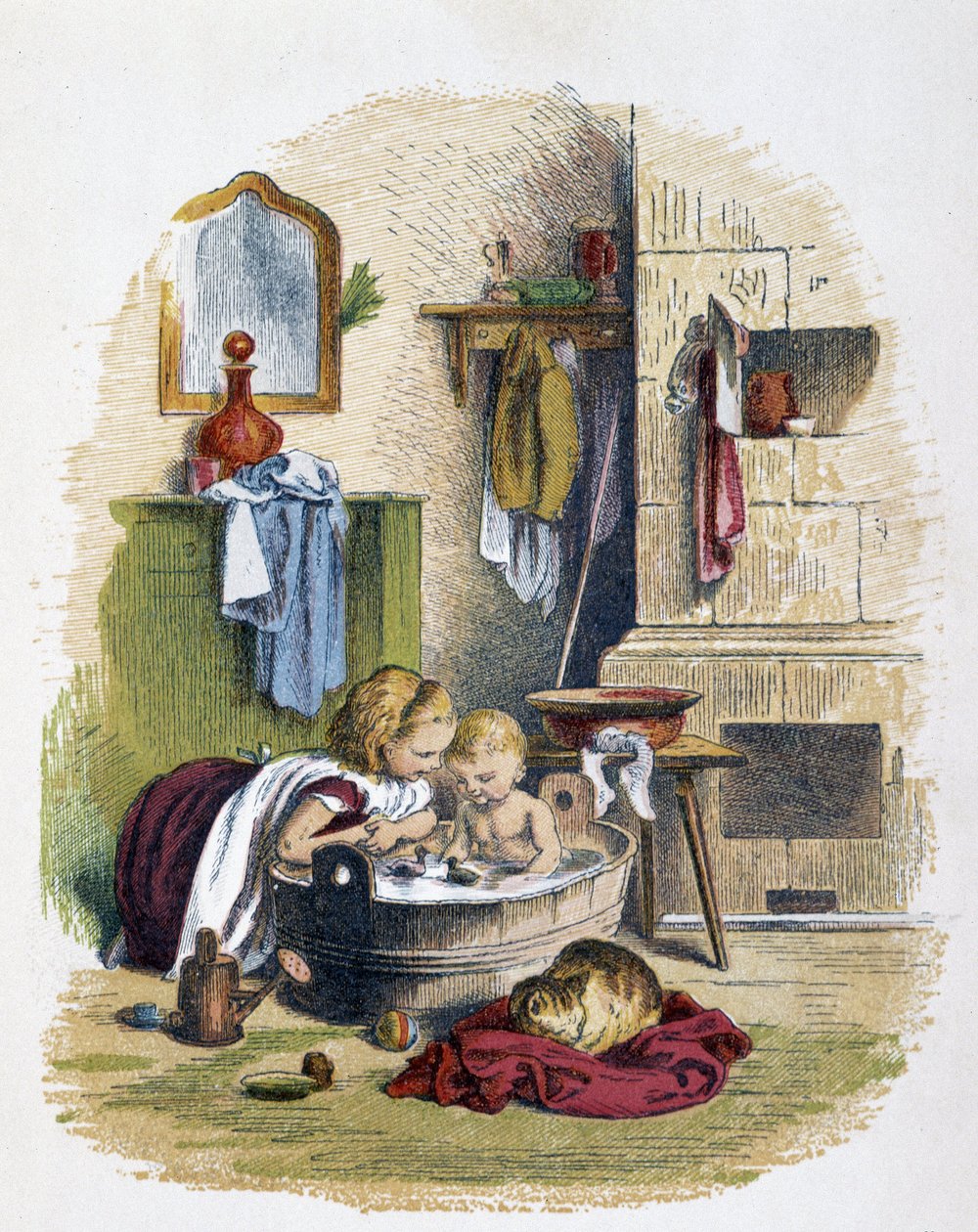 厕所在“”Schnick, schnack, trifs for the little