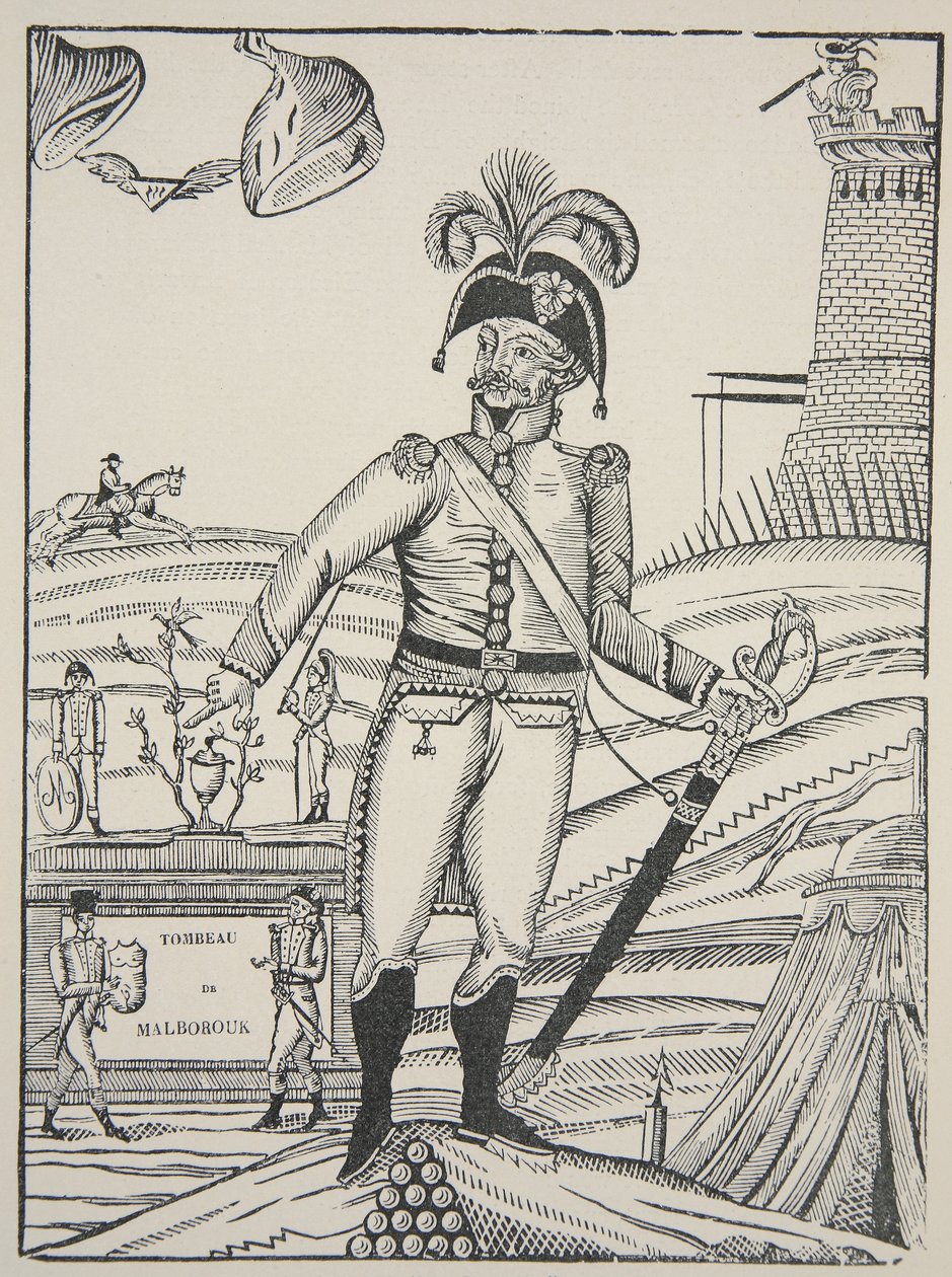Malborouk墓，1722年 作者 法语学校