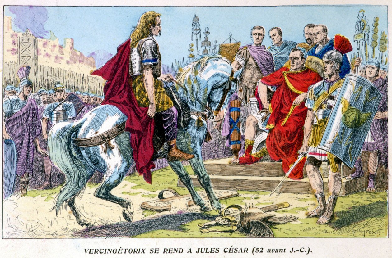 Vercingétorix 前往 Julius Caesar（公元前 52 年） 作者 法语学校