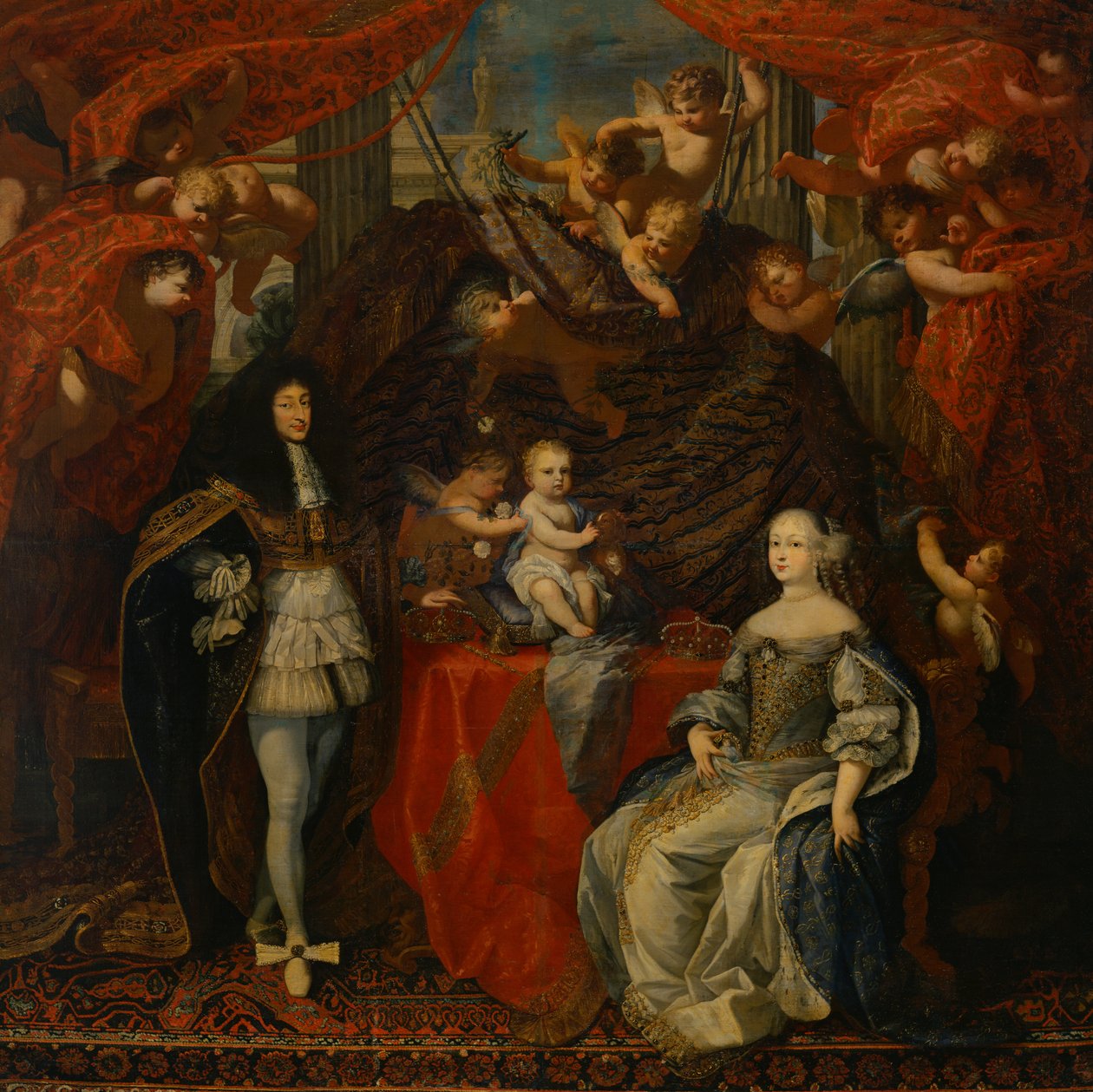 Victor Amadeus II（1666-1732）Savoy公爵和他的妻子Anne of Orleans及其家人 作者 法语学校