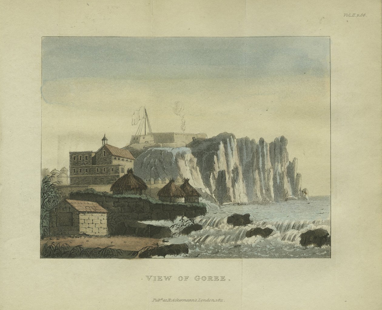 戈雷景观，1821年 作者 法语学校