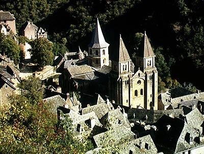 圣福伊教会的看法，建立c.1140 作者 法语学校