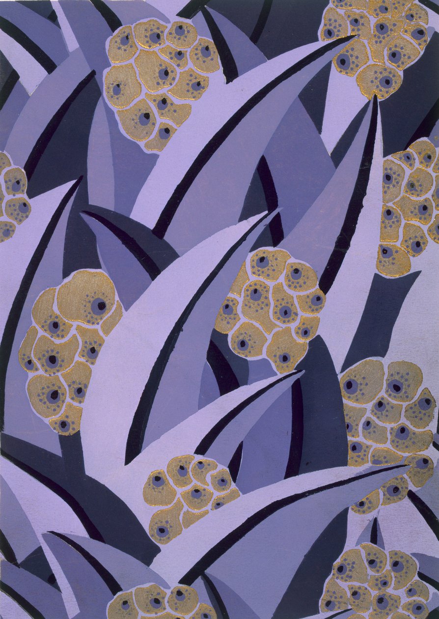 由Maison Gaillard设计的墙纸，出版。1930. 作者 法语学校