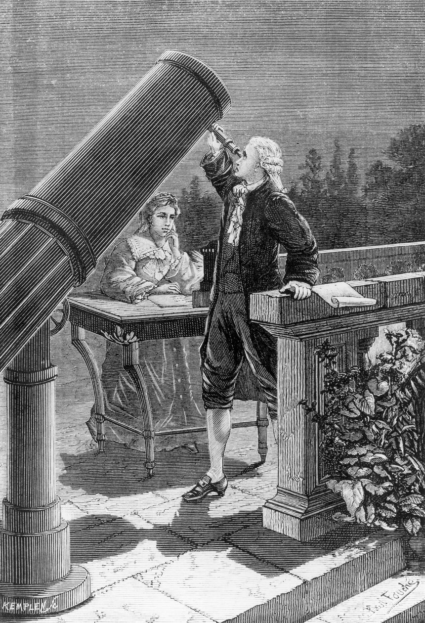 William Herschel（1738-1822）发现了天王星 作者 法语学校