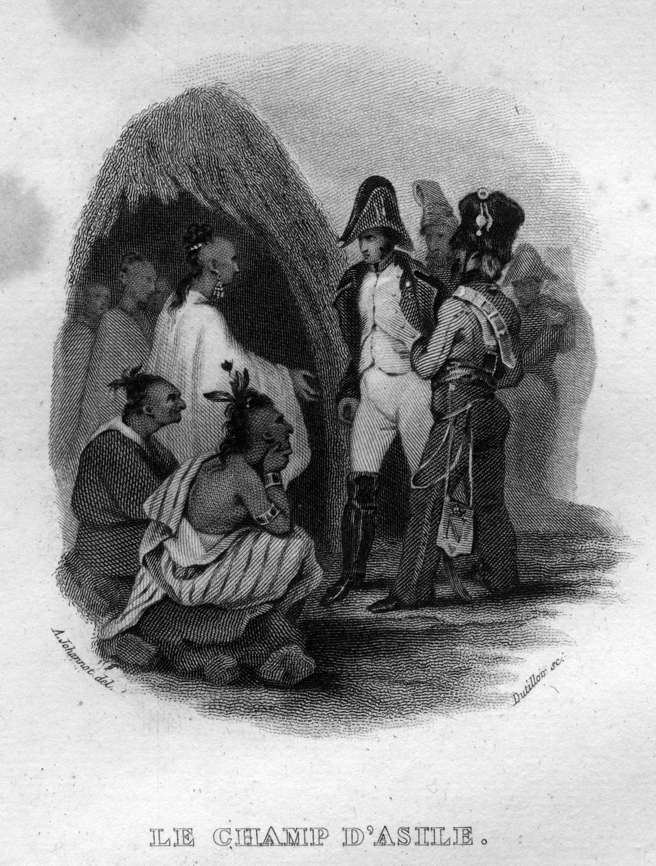 法国诗人兼词曲作者皮埃尔·让·德·贝朗（Pierre Jean de Beranger，1780-1857）在“作品完成”（1834 年）中的 le champs d