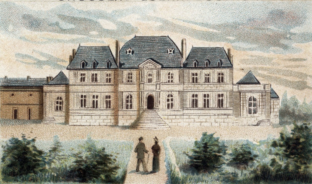 view of the Chateau de la Muette (Passy) 作者 法语学校