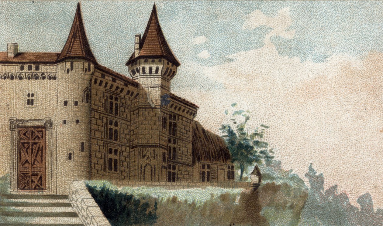 Chateau de la Roche Lambert 的景色。 作者 法语学校